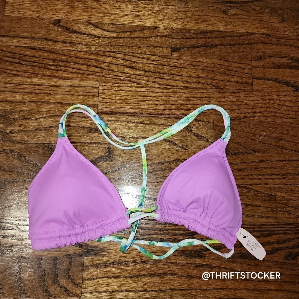 Victoria Secret the teeny triangle bikini top size L - Picture 3 of 5